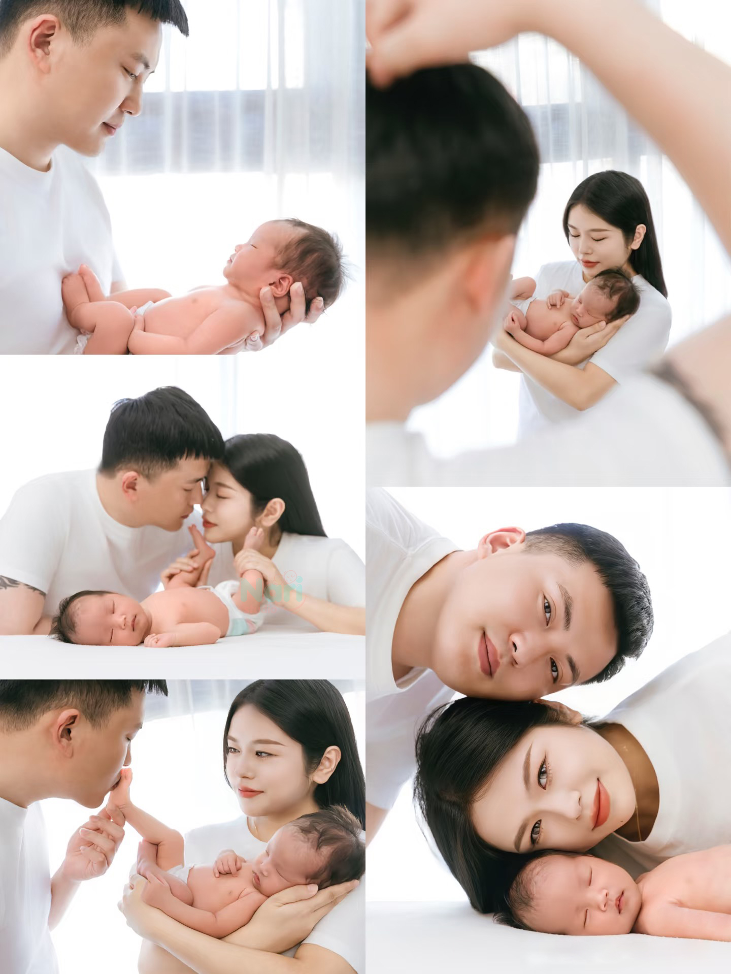 Ba mẹ bên bé yêu